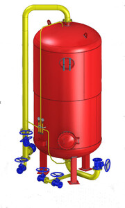 Фильтр натрий-катионитный параллельно-точный первой ступени ФИПа I-2,6-0,6-Na, предназначен для обработки воды с целью удаления из нее ионов-накипеобразователей (Са2+ и М2+) в процессе катионирования. Фильтр используется на водоподготовительных установках промышленных и отопительных котельных.